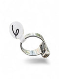 Black Tourmaline Solid 925 Sterling Silver Ring 6