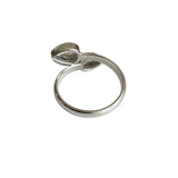 Black Rutilated Quartz Solid 925 Sterling Silver Ring ADJ