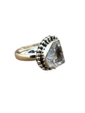 Herkimer Diamond Solid 925 Sterling Silver Ring 8