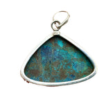 Shattuckite Solid 925 Sterling Silver Pendant