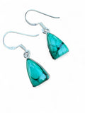 Malachite Solid 925 Sterling Silver Earrings