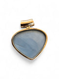 Owyhee Opal & Moonstone Solid 925 Sterling Silver Pendant