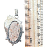 Mexican Fire Opal Solid 925 Sterling Silver Pendant