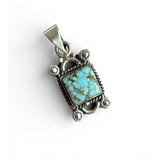 Number 8 Solid 925 Sterling Silver Pendant