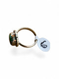 Sonoran Gold Turquoise Solid 925 Sterling Silver Ring 6
