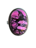 Kingman Cherry Blossom Dahlia Solid 925 Sterling Silver Ring 8