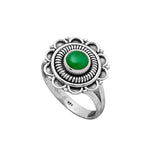 Chrysoprase Solid 925 Sterling Silver Ring 8.5
