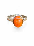 Spiny Oyster Solid 925 Sterling Silver Ring 6