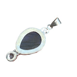 Labradorite & Moonstone Solid 925 Sterling Silver Pendant