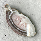 Botswana Agate Solid 925 Sterling Silver Pendant