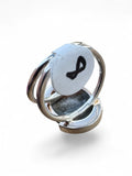 Polychrome Jasper Solid 925 Sterling Silver Ring 8