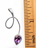 Amethyst Solid 925 Sterling Silver Pendant