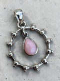 Pink Opal Solid 925 Sterling Silver