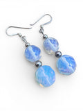 Fire Opalite Solid 925 Sterling Silver Earrings
