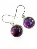 Amethyst Solid 925 Sterling Silver Earrings