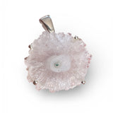 Quartz Stalactite Solid 925 Sterling Silver Pendant