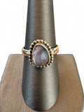 Lavender Quartz Solid 925 Sterling Silver Ring 7