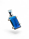 Faceted Labradorite Solid 925 Sterling Silver Pendant