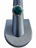 Emerald Solid 925 Sterling Silver Ring 6