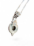 Freshwater Pearl Solid 925 Sterling Silver Pendant with chain