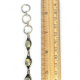 Prehnite Solid 925 Sterling Silver Bracelet