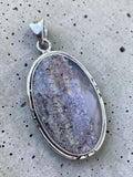 Moss Agate Solid 925 Sterling Silver Pendant