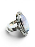 Dendritic Opal Solid 925 Sterling Silver Ring 6