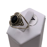 Black Onyx Solid 925 Sterling Silver Ring 7