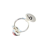 Kingman Pink Dahlia Turquoise Solid 925 Sterling Silver Ring 6