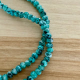 Green Zoisite 4 mm 20 in Beaded Necklace