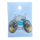 Maligano Jasper Solid 925 Sterling Silver Earrings