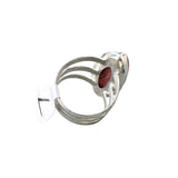 Rhodochrosite Solid 925 Sterling Silver Ring 7