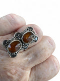 Orange Kyanite Solid 925 Sterling Silver Ring 6