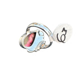 Kingman Red Rose Dahlia Solid 925 Sterling Silver Ring 6.5