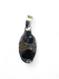 Golden Hills Turquoise Solid 925 Sterling Silver Pendant