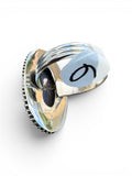 Kingman Purple Mojave Turquoise Solid 925 Sterling Silver Ring 6