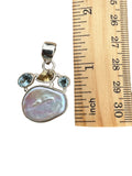 Pearl Multi-Stone Solid 925 Sterling Silver Pendant