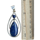 Blue Lapis Solid 925 Sterling Silver Pendant