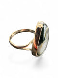 Ocean Jasper Solid 925 Sterling Silver Ring 9