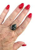 Ocean Jasper Solid 925 Sterling Silver Ring 9