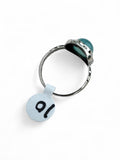 Aqua Chalcedony Solid 925 Sterling Silver Ring 10