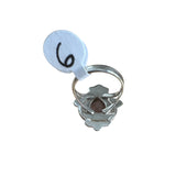 Faceted Sunstone Solid 925 Sterling Silver Ring 6