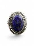 Blue Sapphire Solid 925 Sterling Silver Ring 9.5
