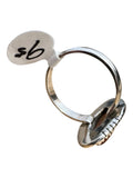 Sunstone Solid 925 Sterling Silver Ring 9.5