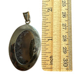 Moss Agate Solid 925 Sterling Silver Pendant