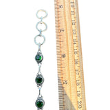 Green Onyx Solid 925 Sterling Silver Bracelet