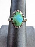 Sonoran Gold Turquoise Solid 925 Sterling Silver Ring 8