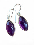 Amethyst Solid 925 Sterling Silver Earrings