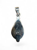 White Water Turquoise Solid 925 Sterling Silver Pendant