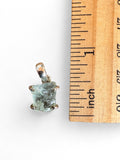 Rough Aquamarine Solid 925 Sterling Silver Pendant